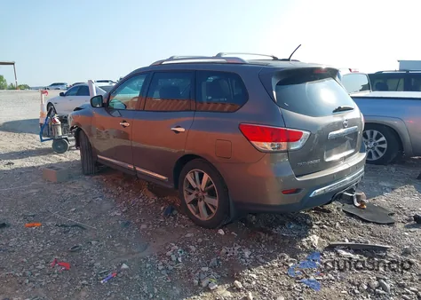 2014 Nissan Pathfinder Platinum from USA, damaged, VIN 5N1AR2MN8EC706193